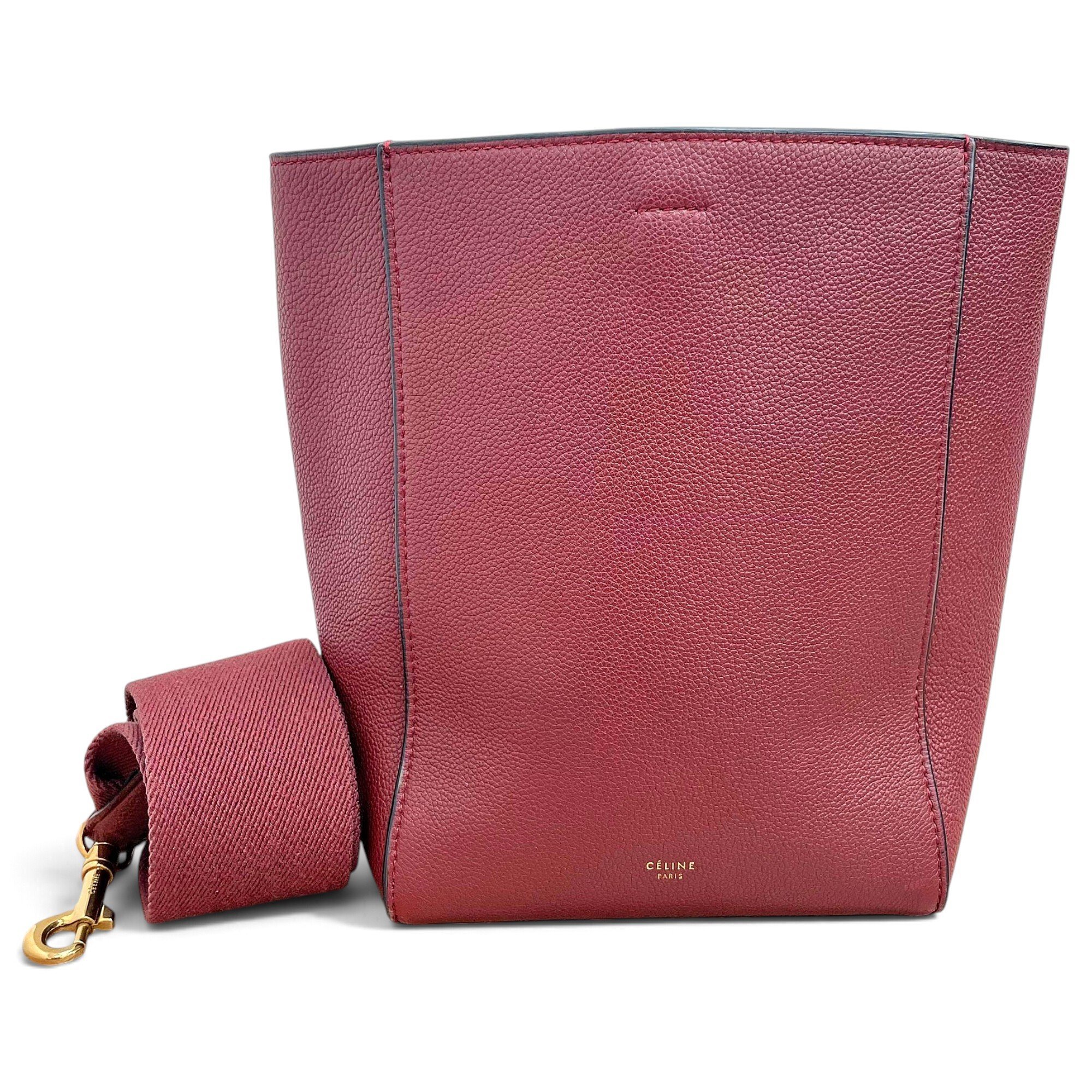 Seau Sangle leather handbag