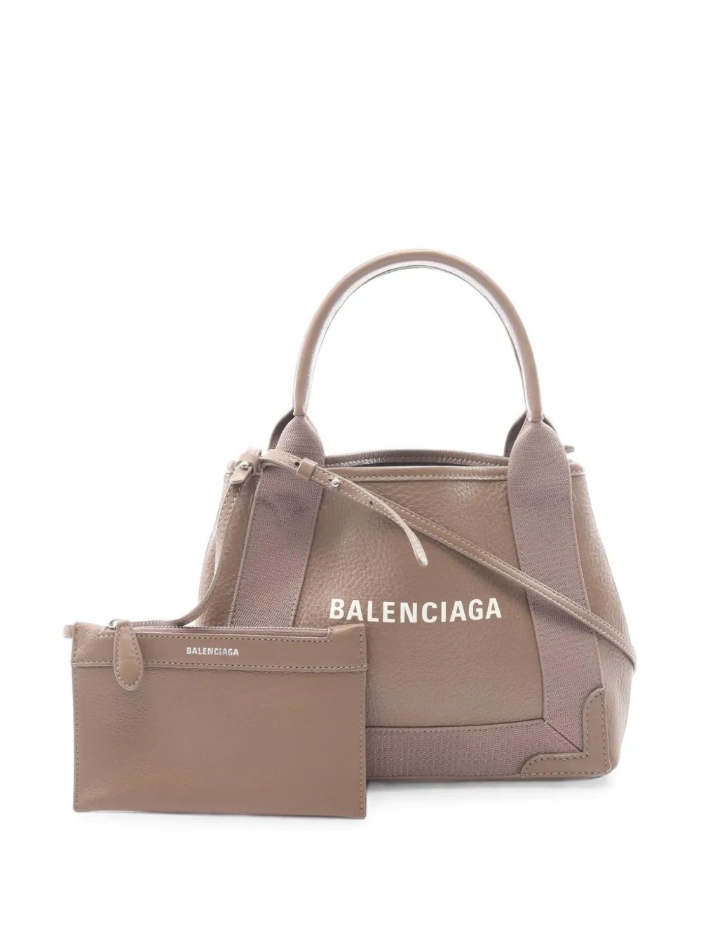 2000s Navy Cabas shoulder bag