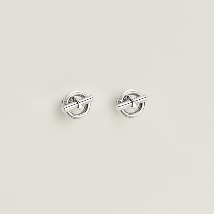 Sans Coloris Mini Chaine d'Ancre Earrings