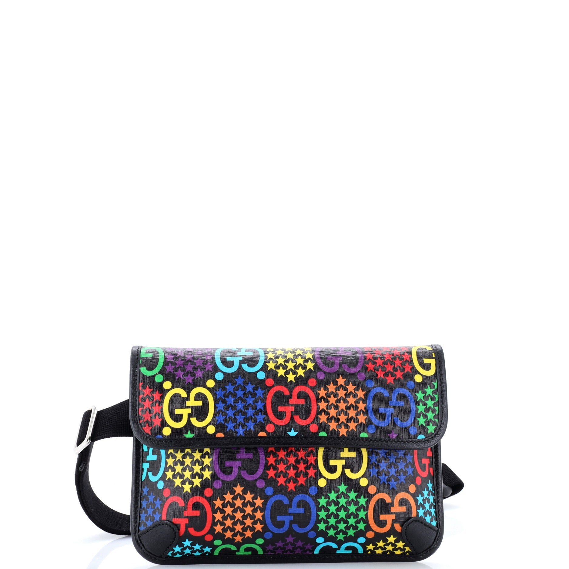 Belt Bag Psychedelic Print GG Coated Canvas