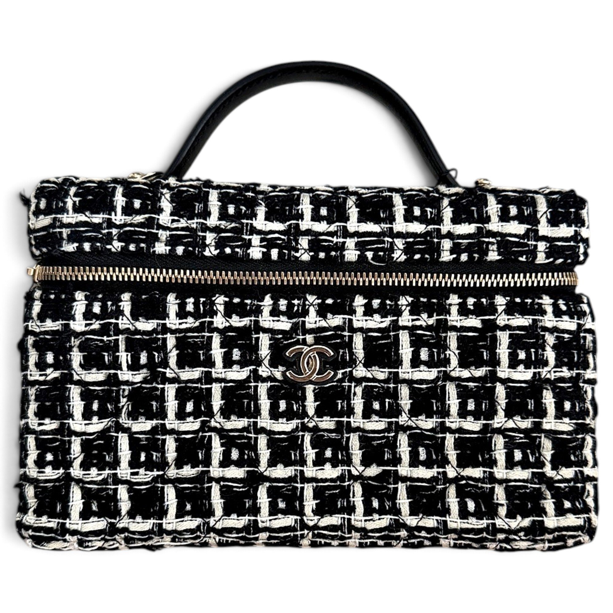 Vanity tweed handbag