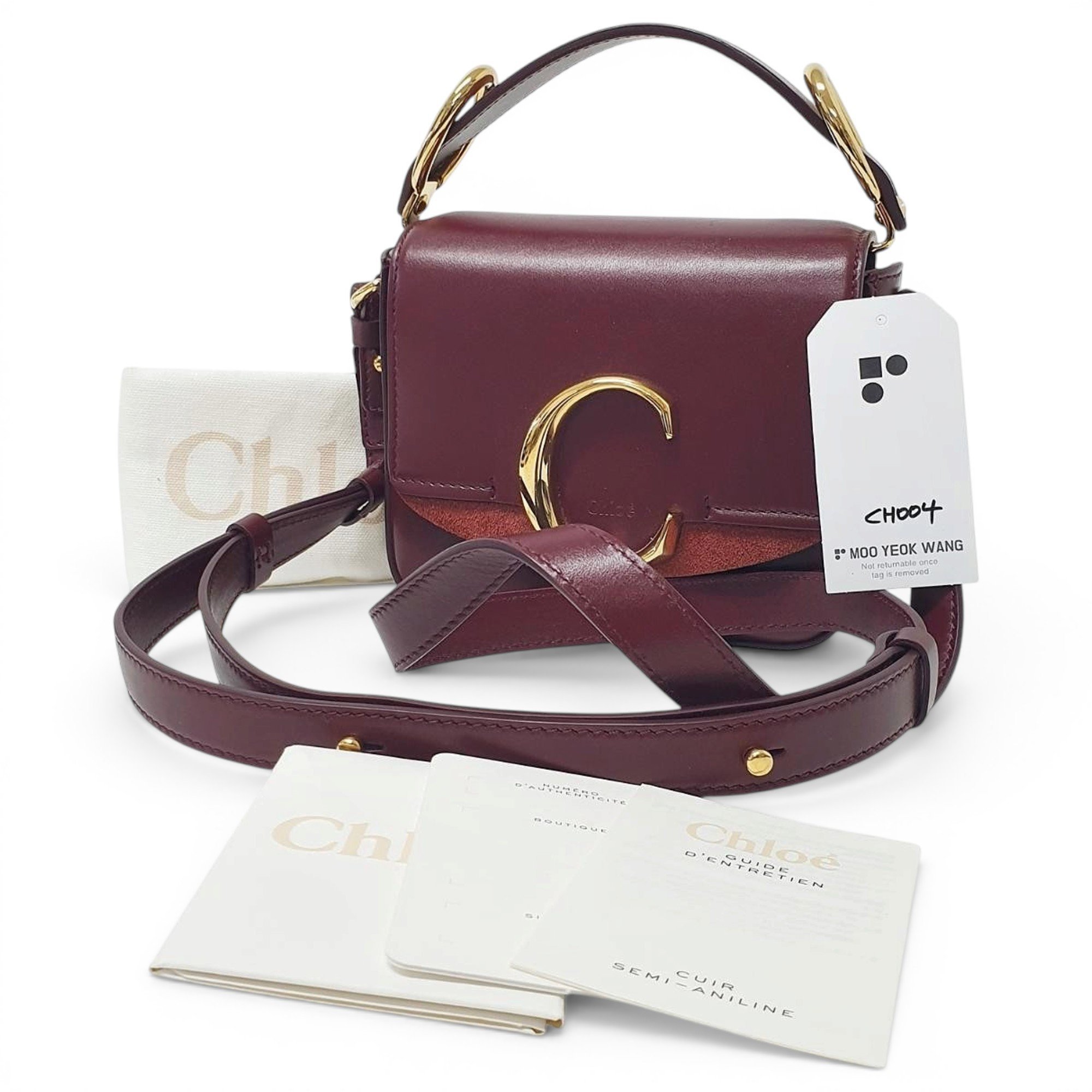 Leather handbag