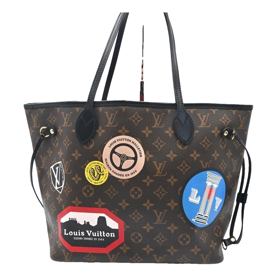 Louis Vuitton Neverfull leather tote