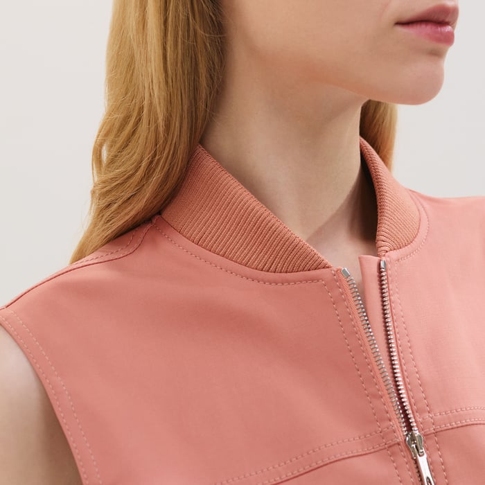 Rose Bubinga Dress With Equestrian Details