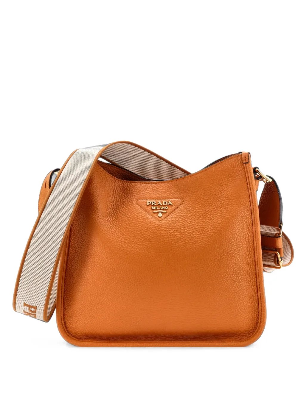 Logo Strap Vitello Daino Medium crossbody bag