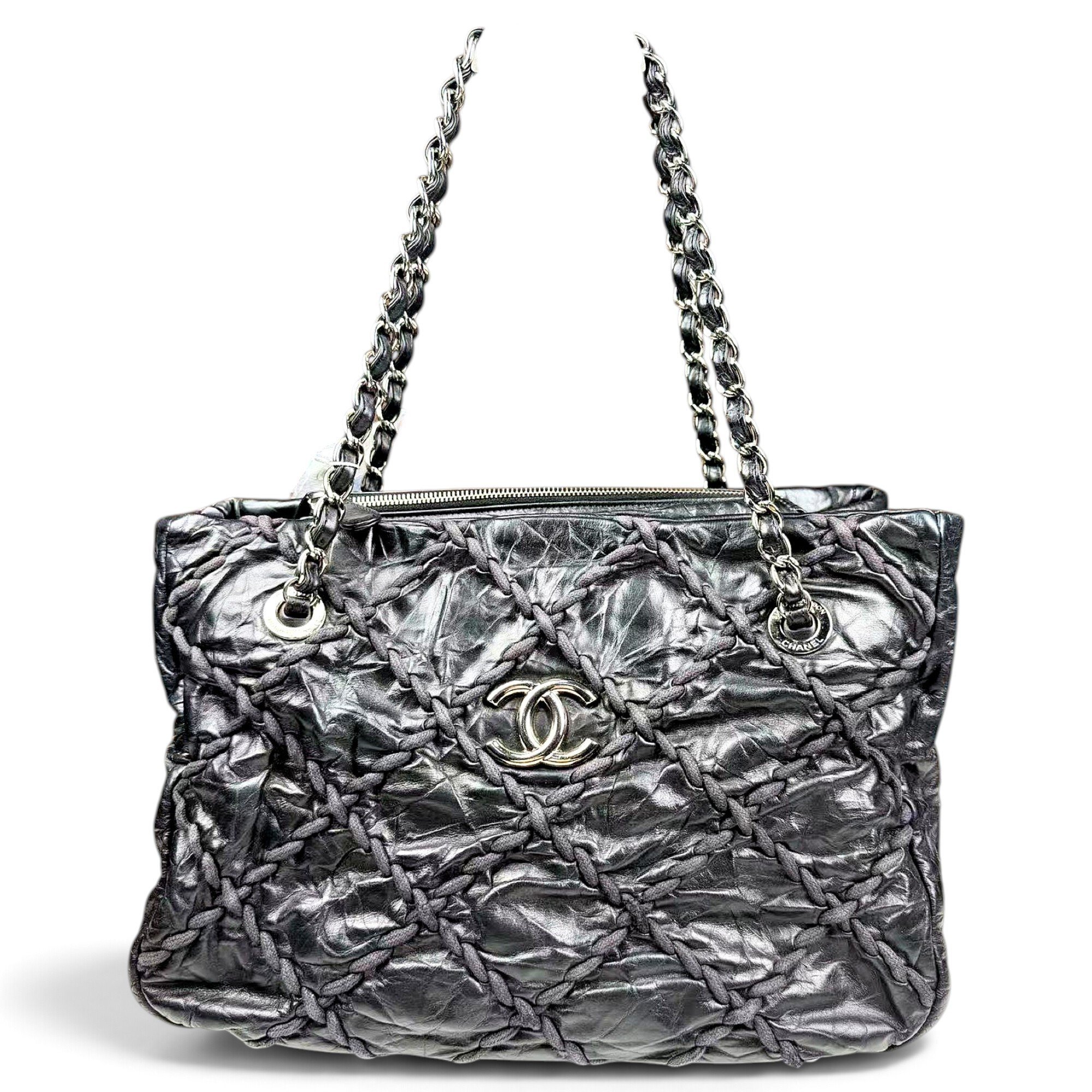 Leather tote