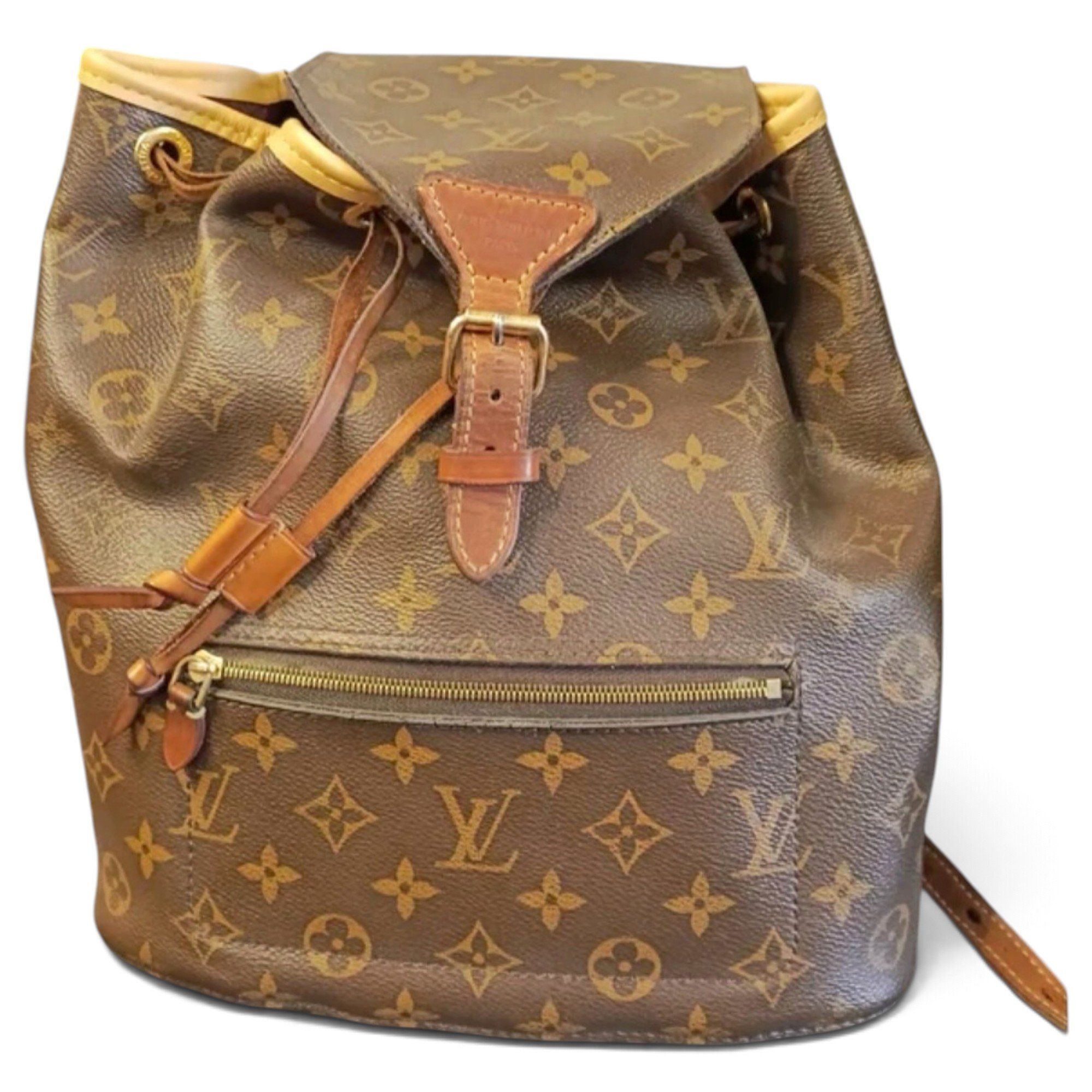 Montsouris leather backpack