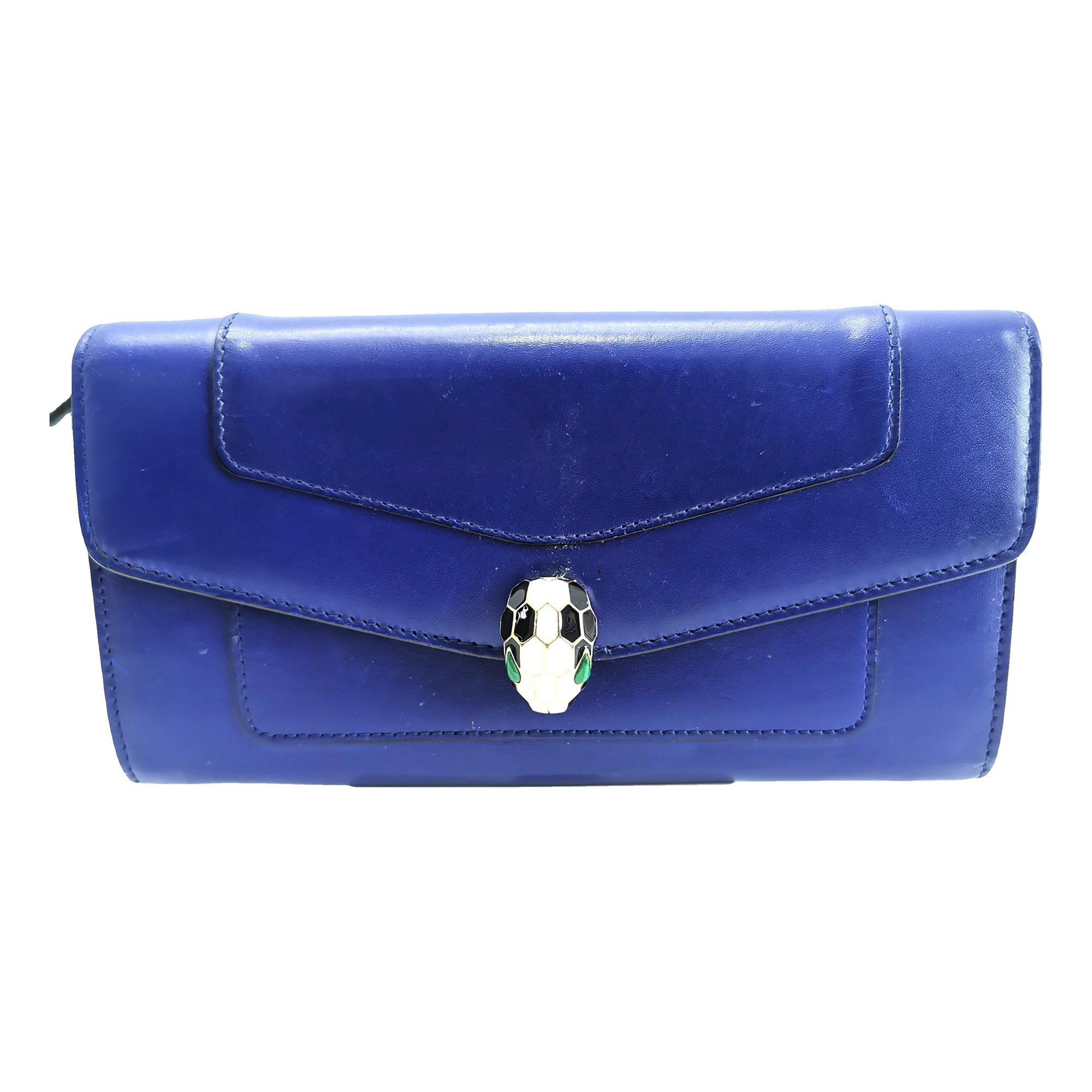 Serpenti leather satchel