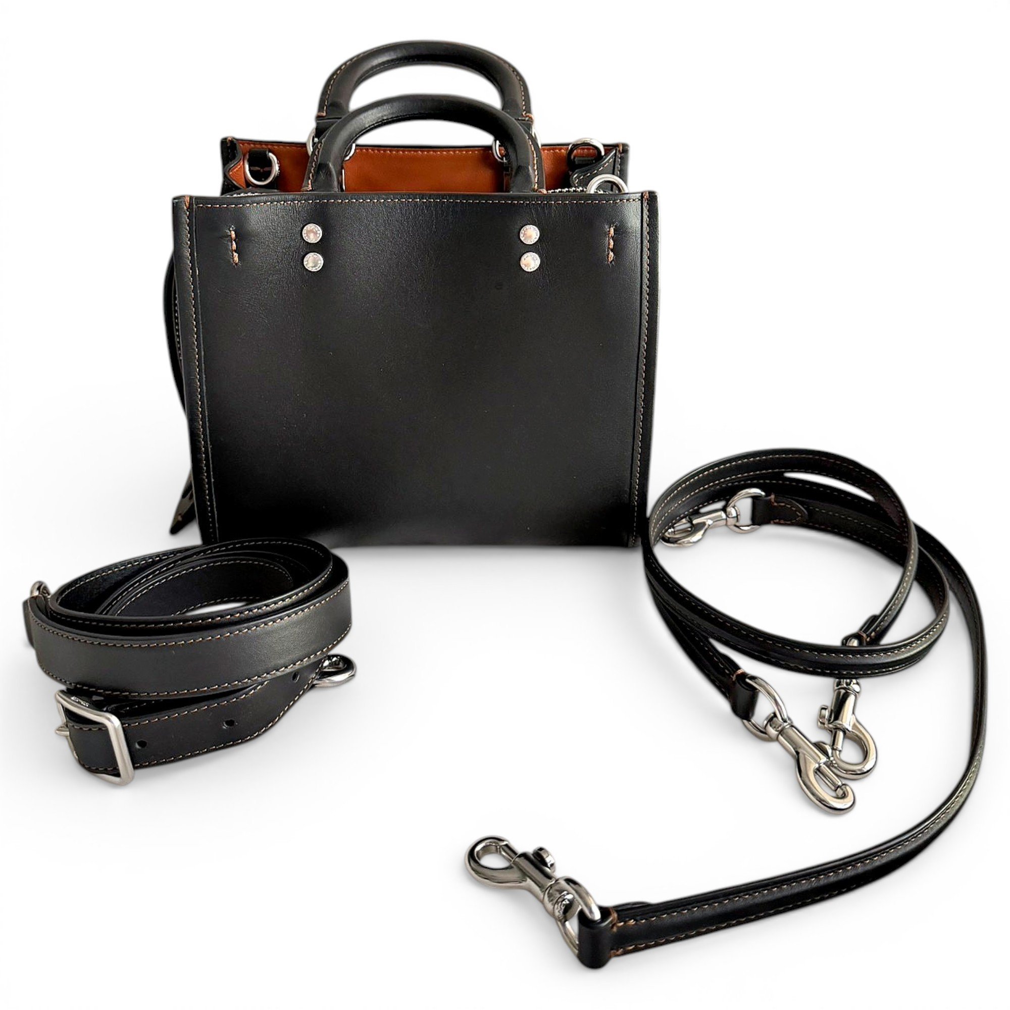 Leather handbag
