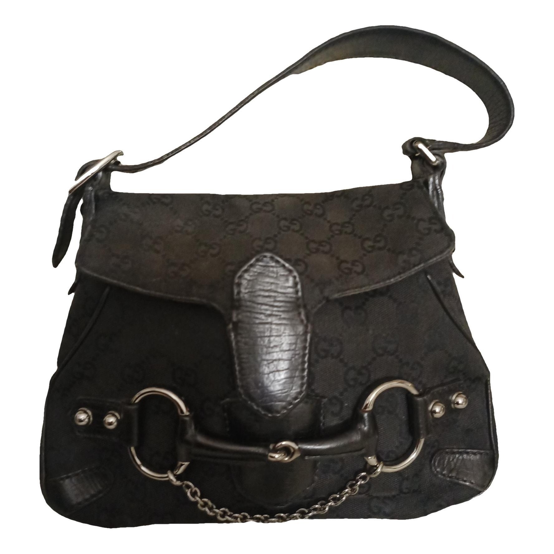 Horsebit 1955 Flap leather mini bag
