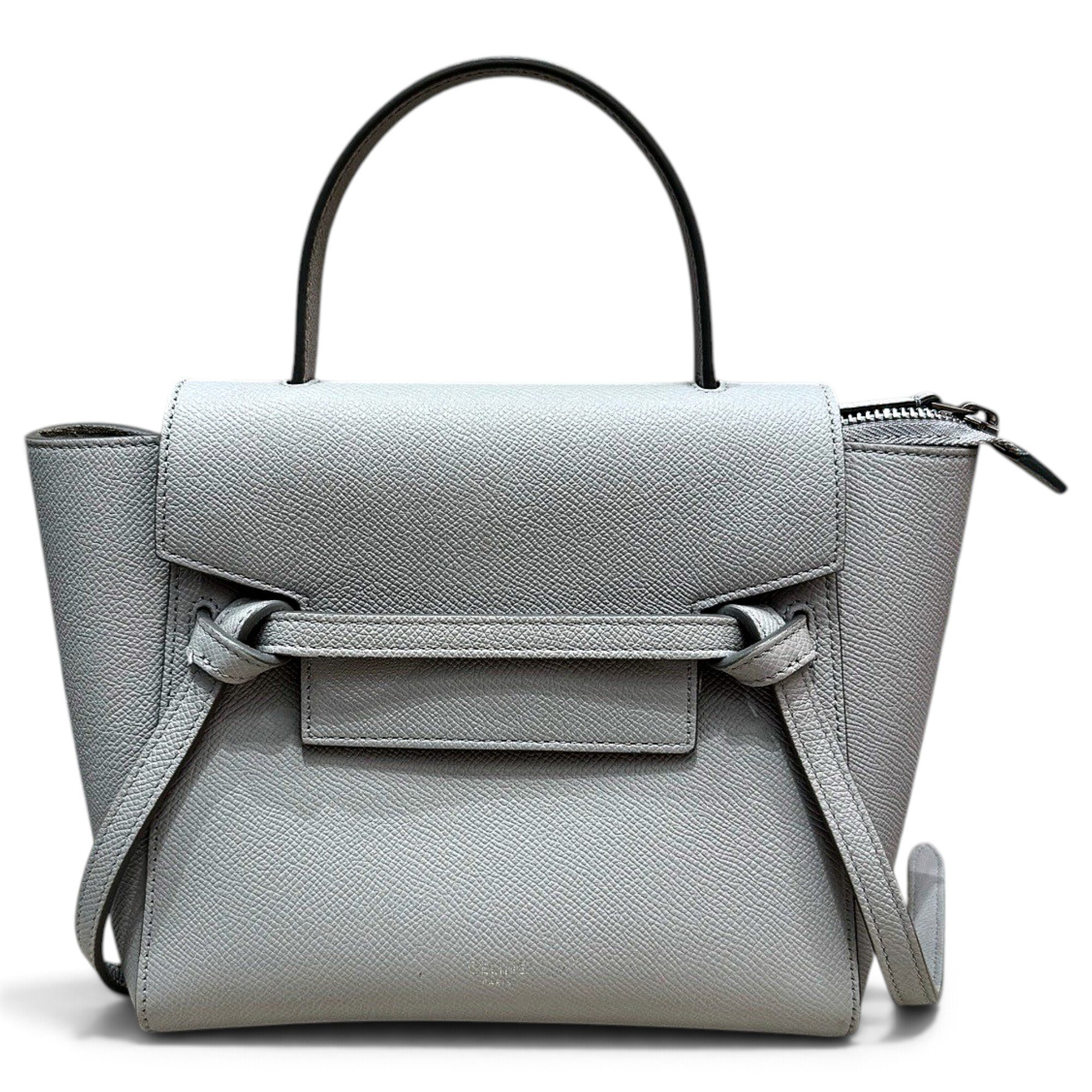 Belt leather handbag