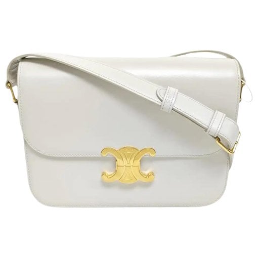 Triomphe leather handbag