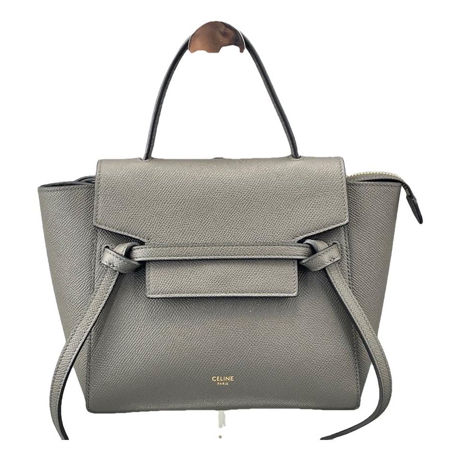 Belt leather handbag