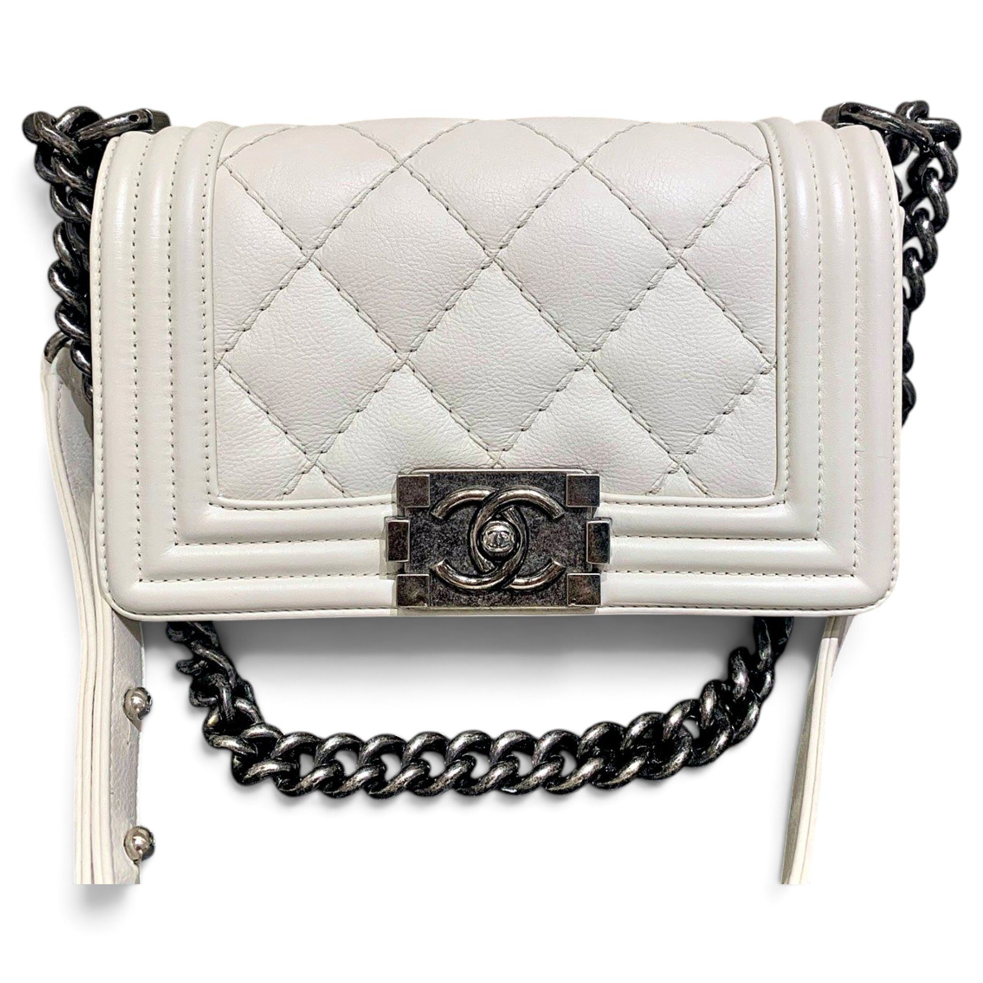 Boy leather crossbody bag