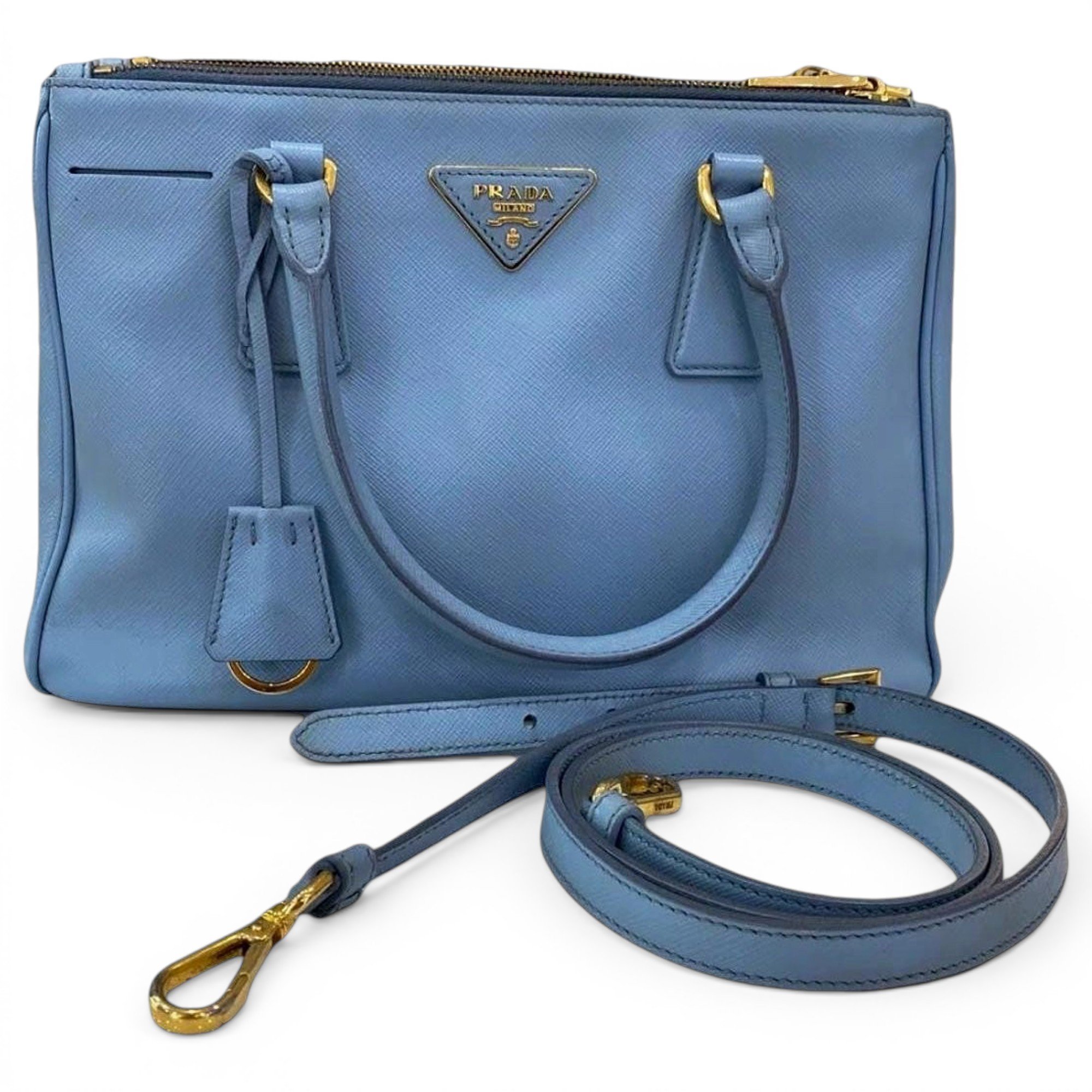 Galleria leather handbag