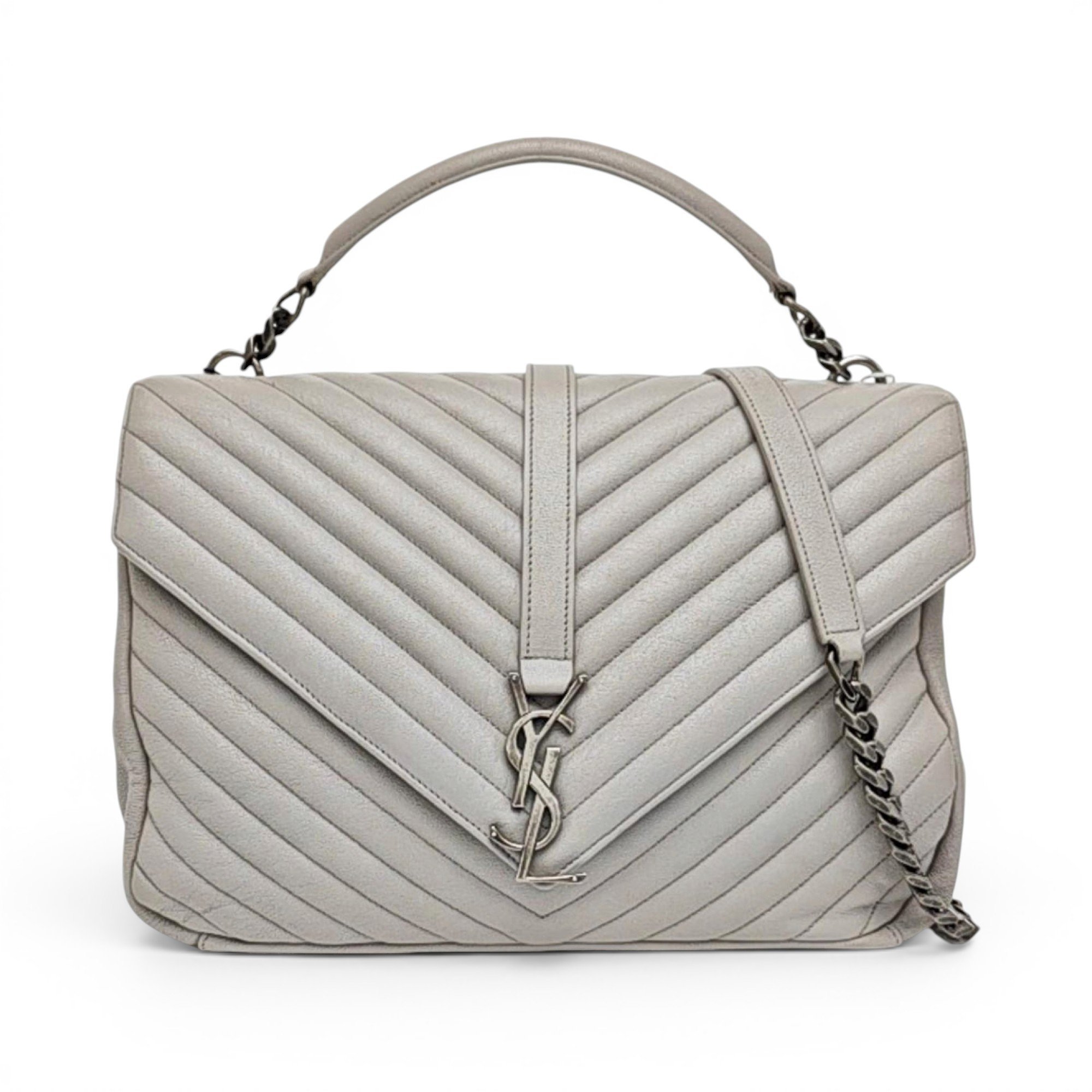 Saint Laurent Collége monogramme leather handbag