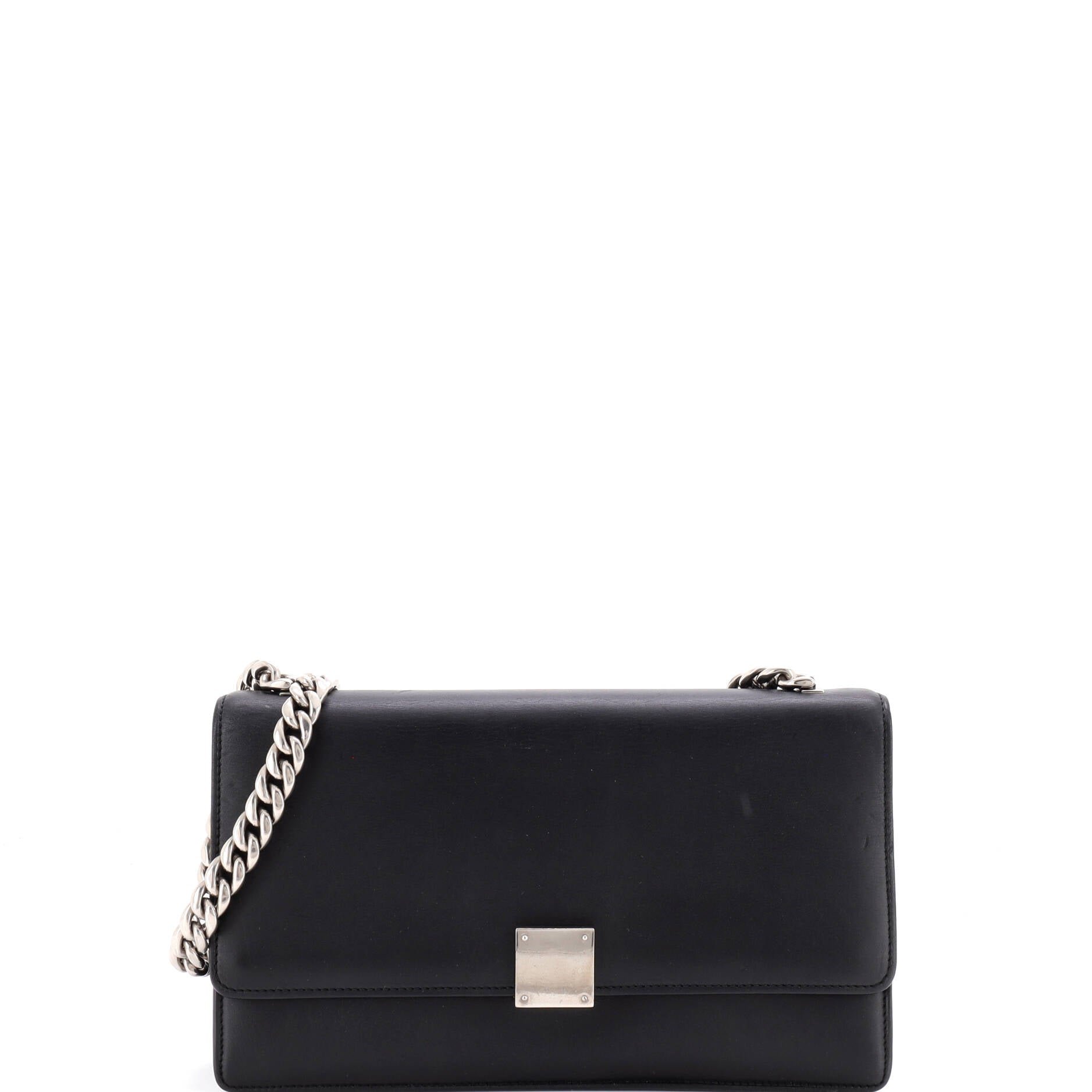 Case Chain Flap Bag Leather Medium