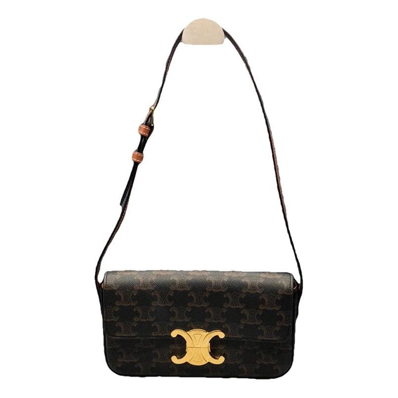 Triomphe leather handbag