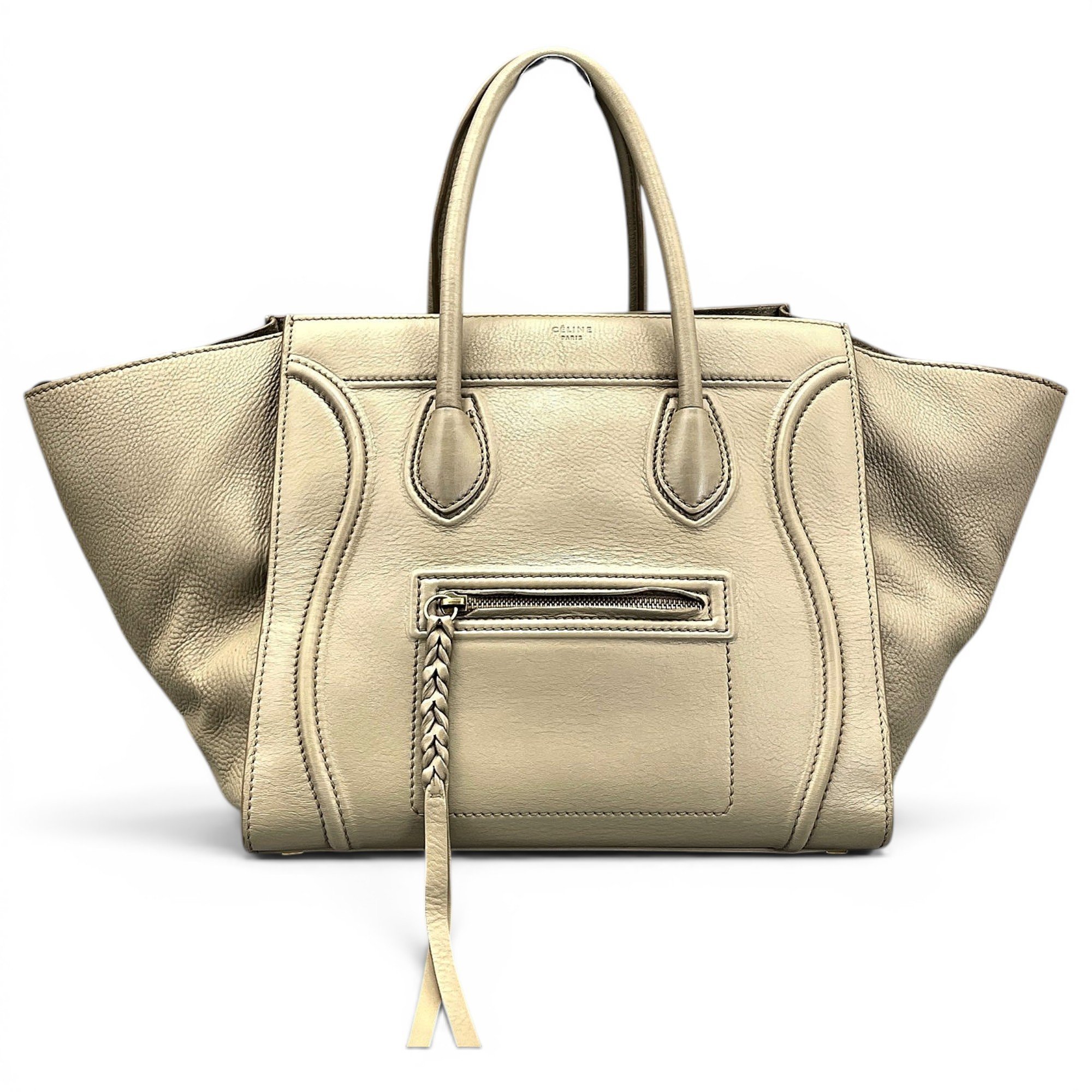 Luggage leather handbag