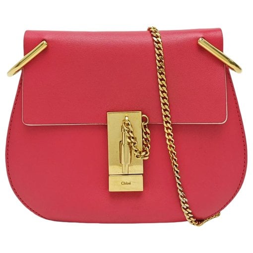 Drew leather handbag