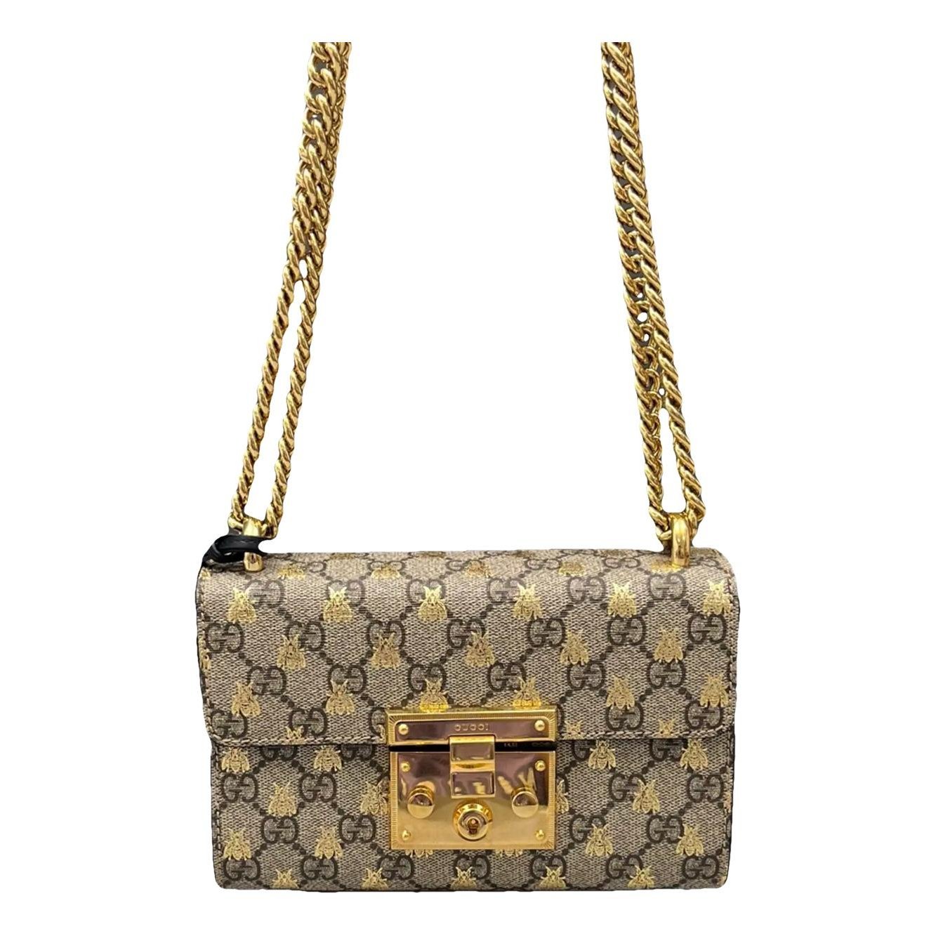 Padlock vinyl crossbody bag