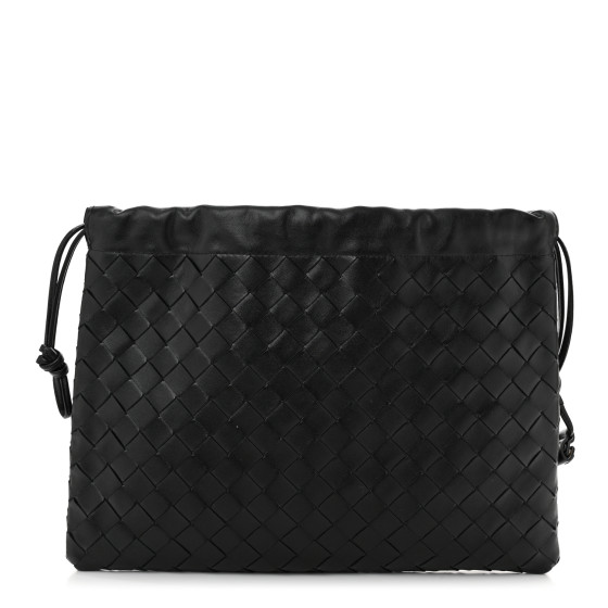 Bottega Veneta Nappa Intrecciato Medium Dustbag Black