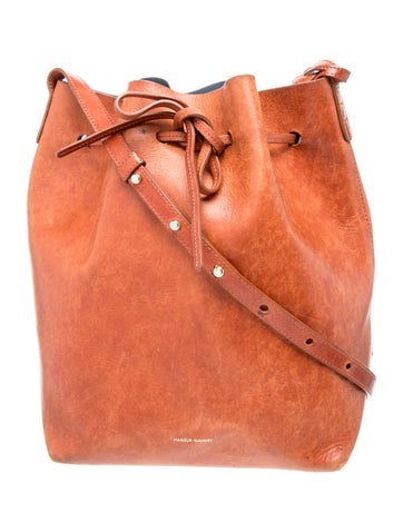 Leather Bucket Bag