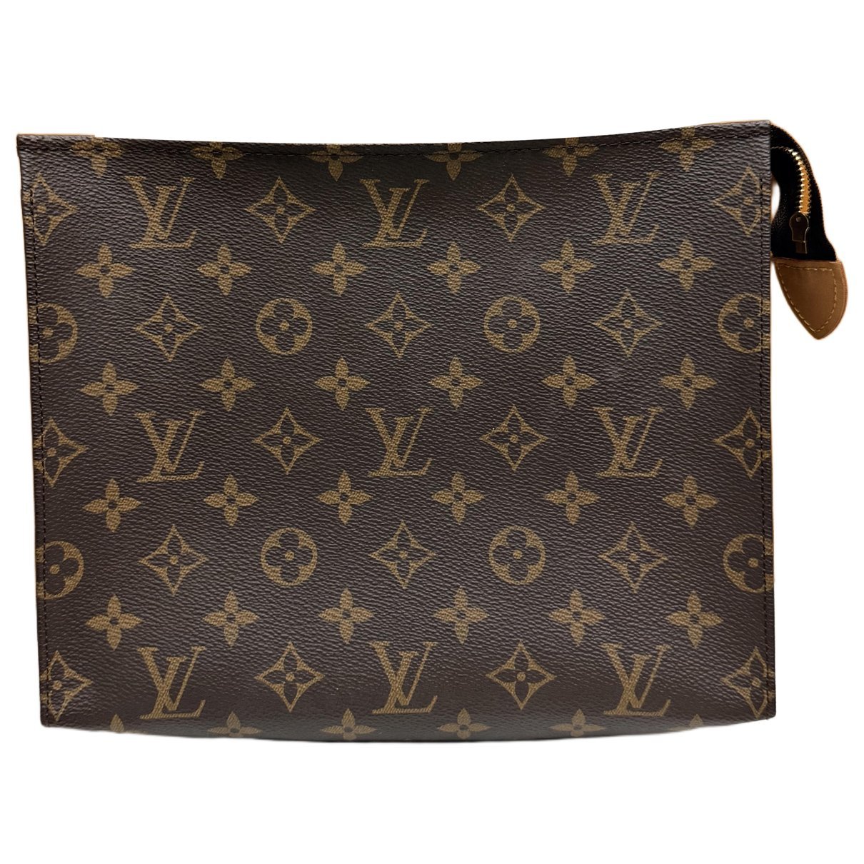 Leather clutch bag