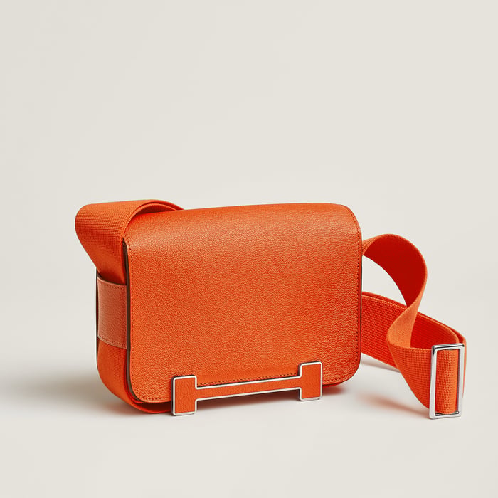 Orange Minium Hermès Geta Bag