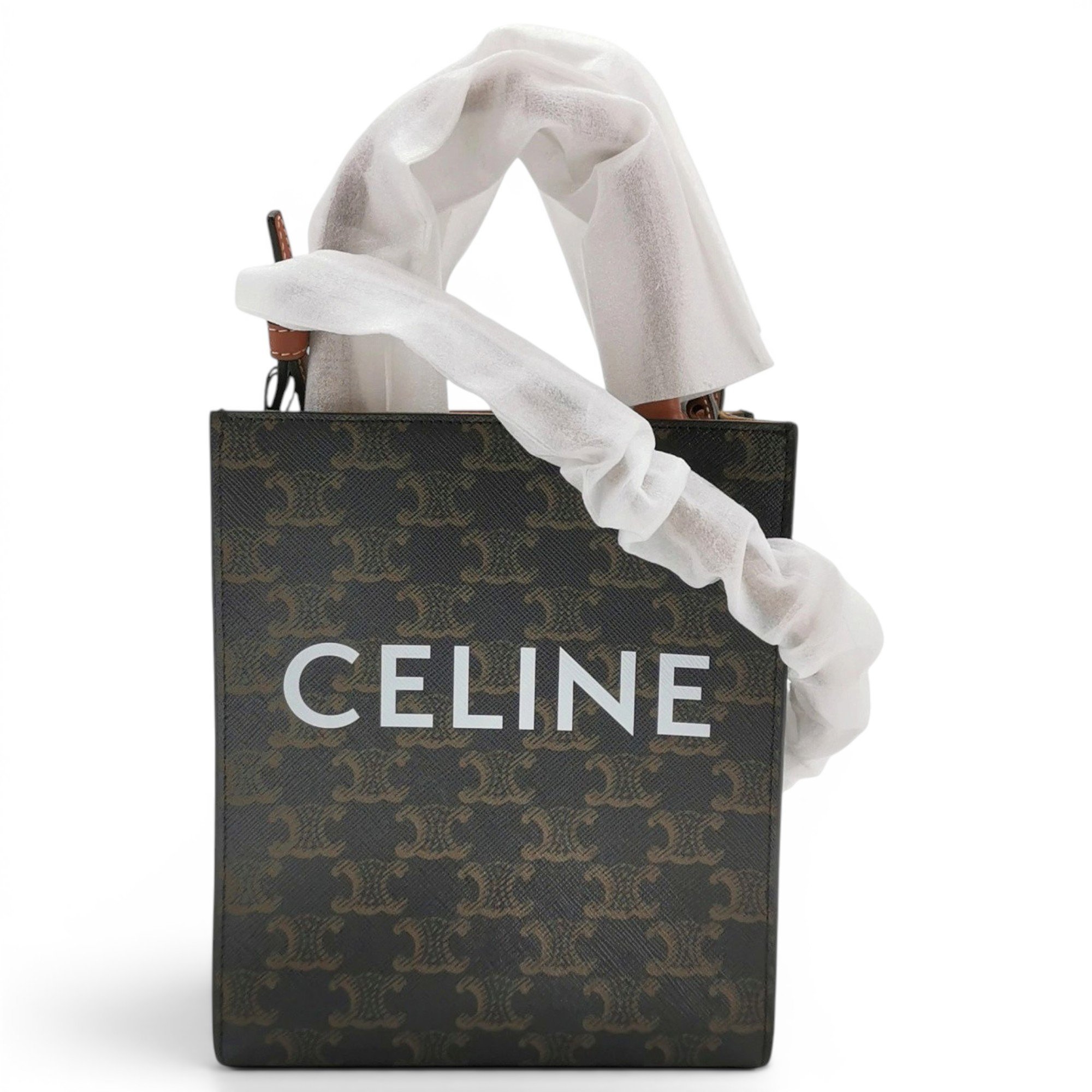 Cabas leather tote