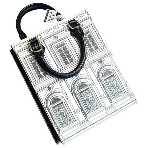 Plat vinyl handbag