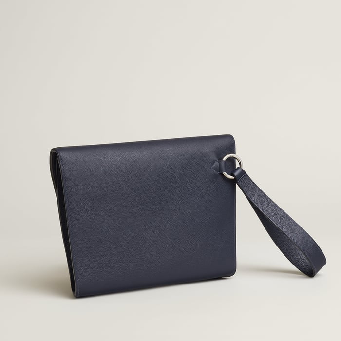 Bleu Nuit Hermes Novapolis Pouch