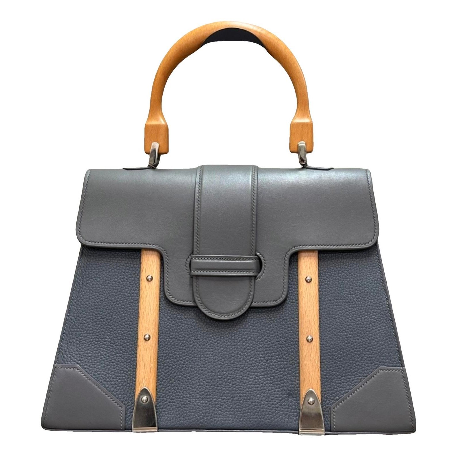 Goyard Saïgon leather handbag
