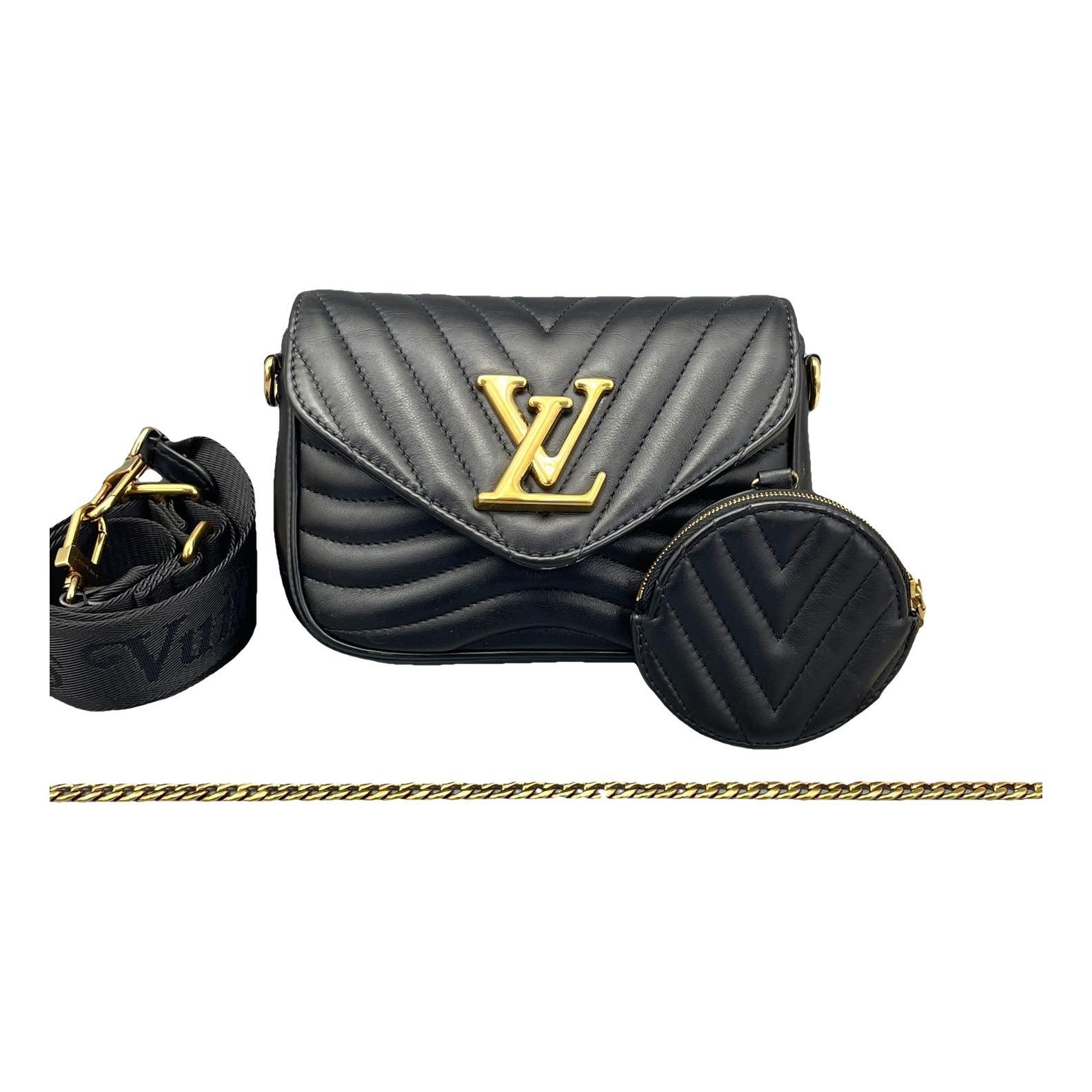 Multi-Pochette New Wave leather handbag