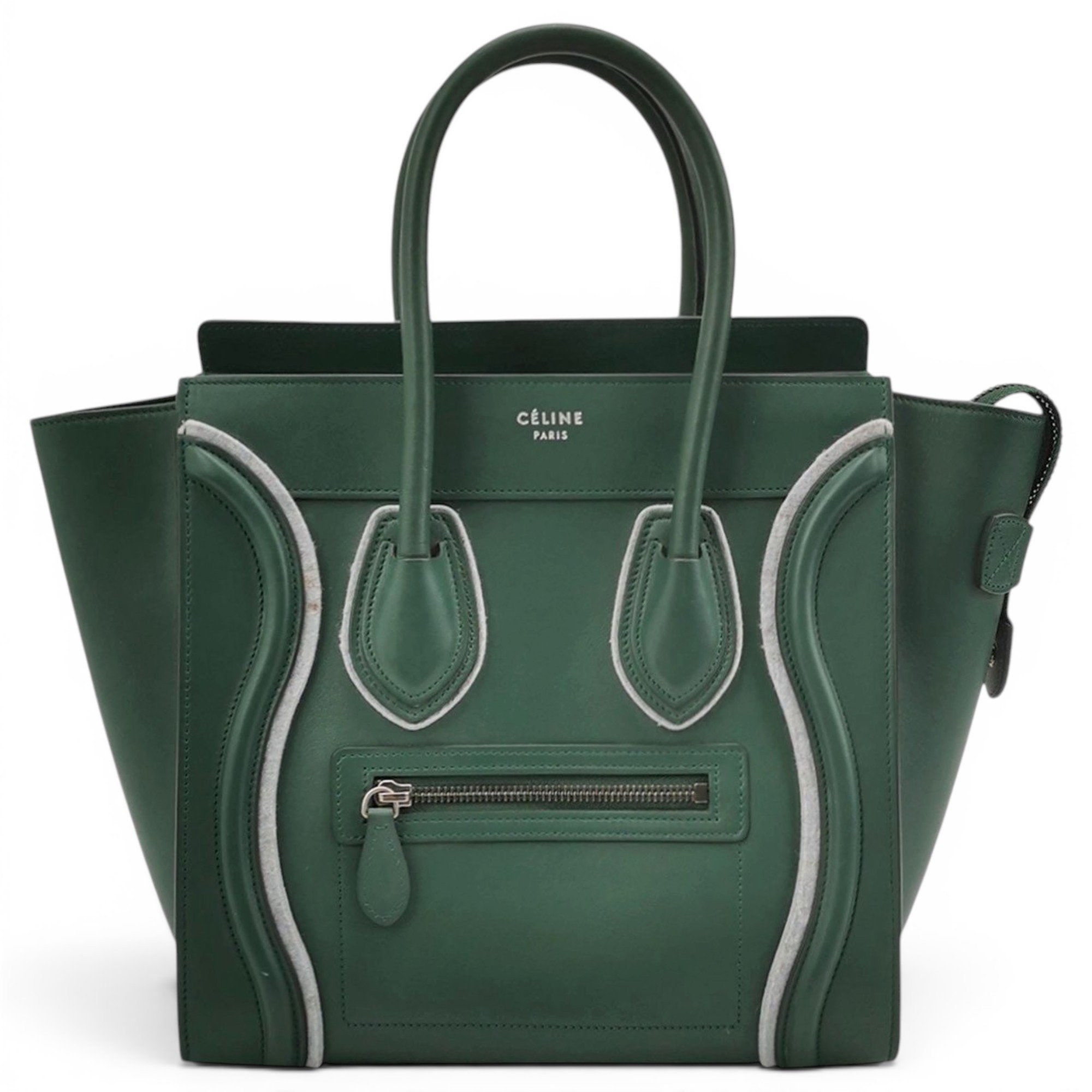 Luggage leather handbag