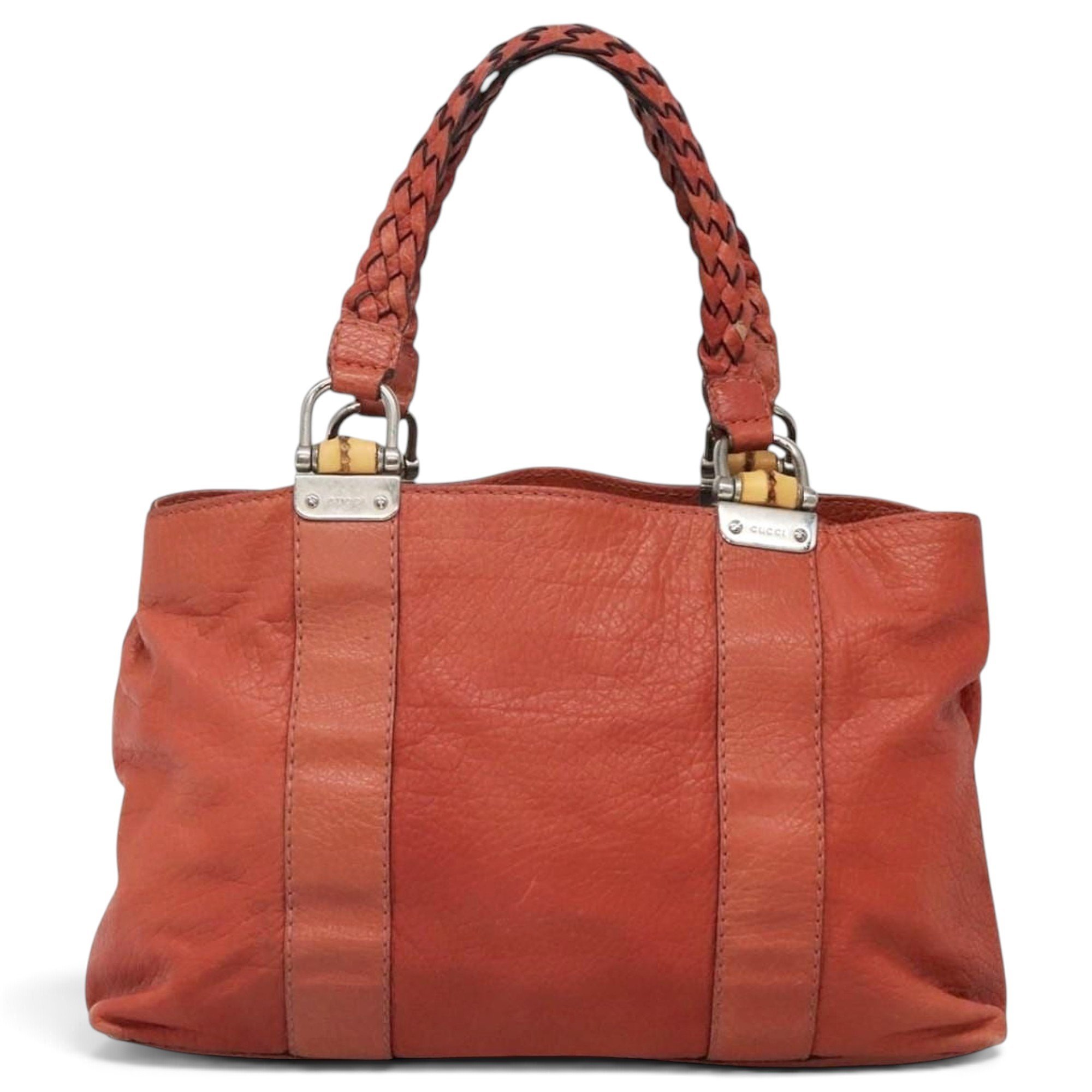 Bamboo leather tote