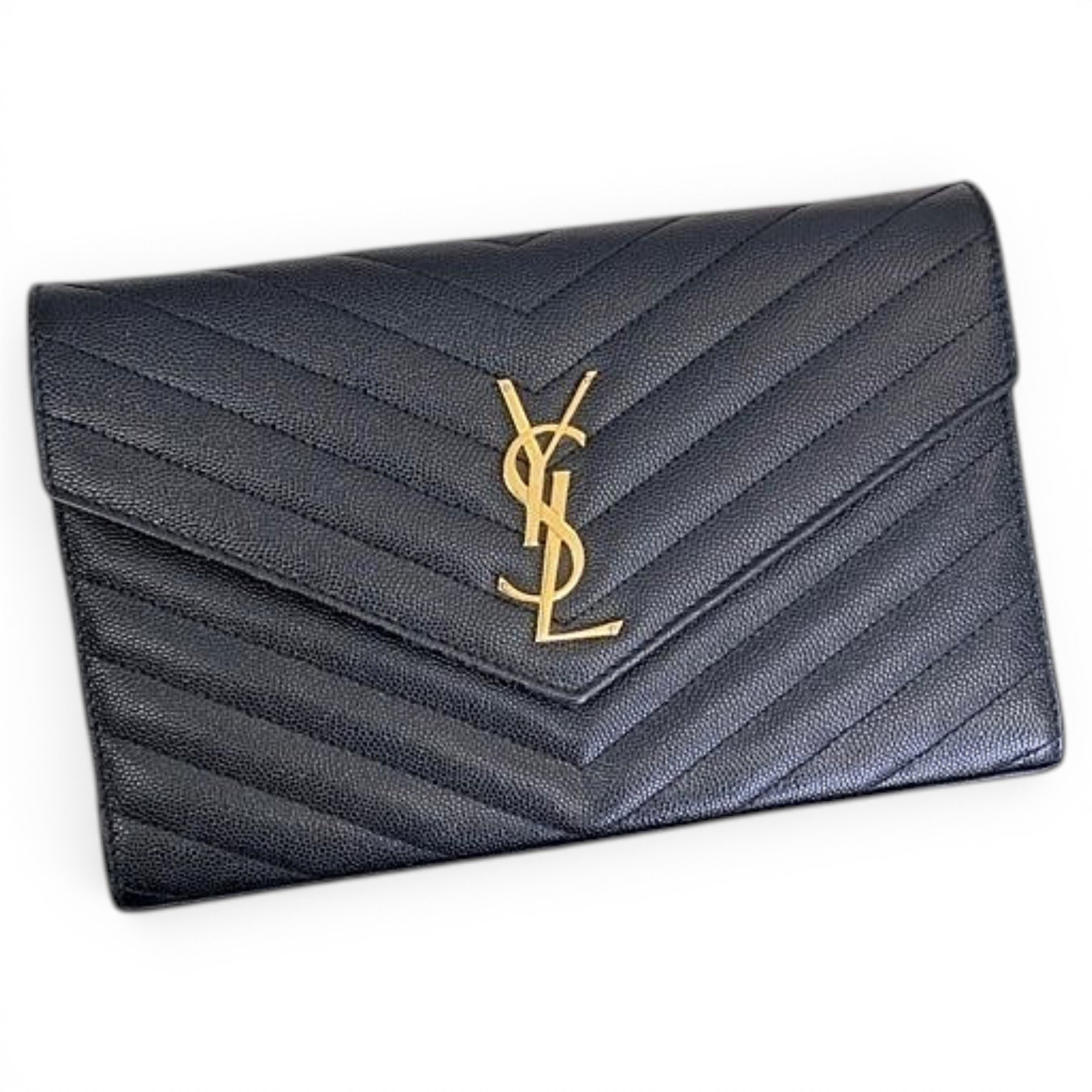 Portefeuille enveloppe leather crossbody bag