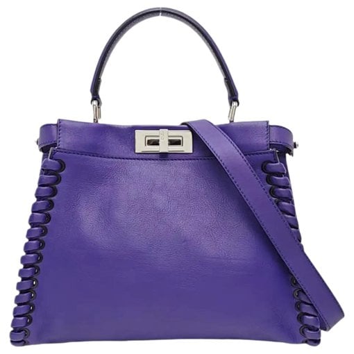 Peekaboo leather handbag