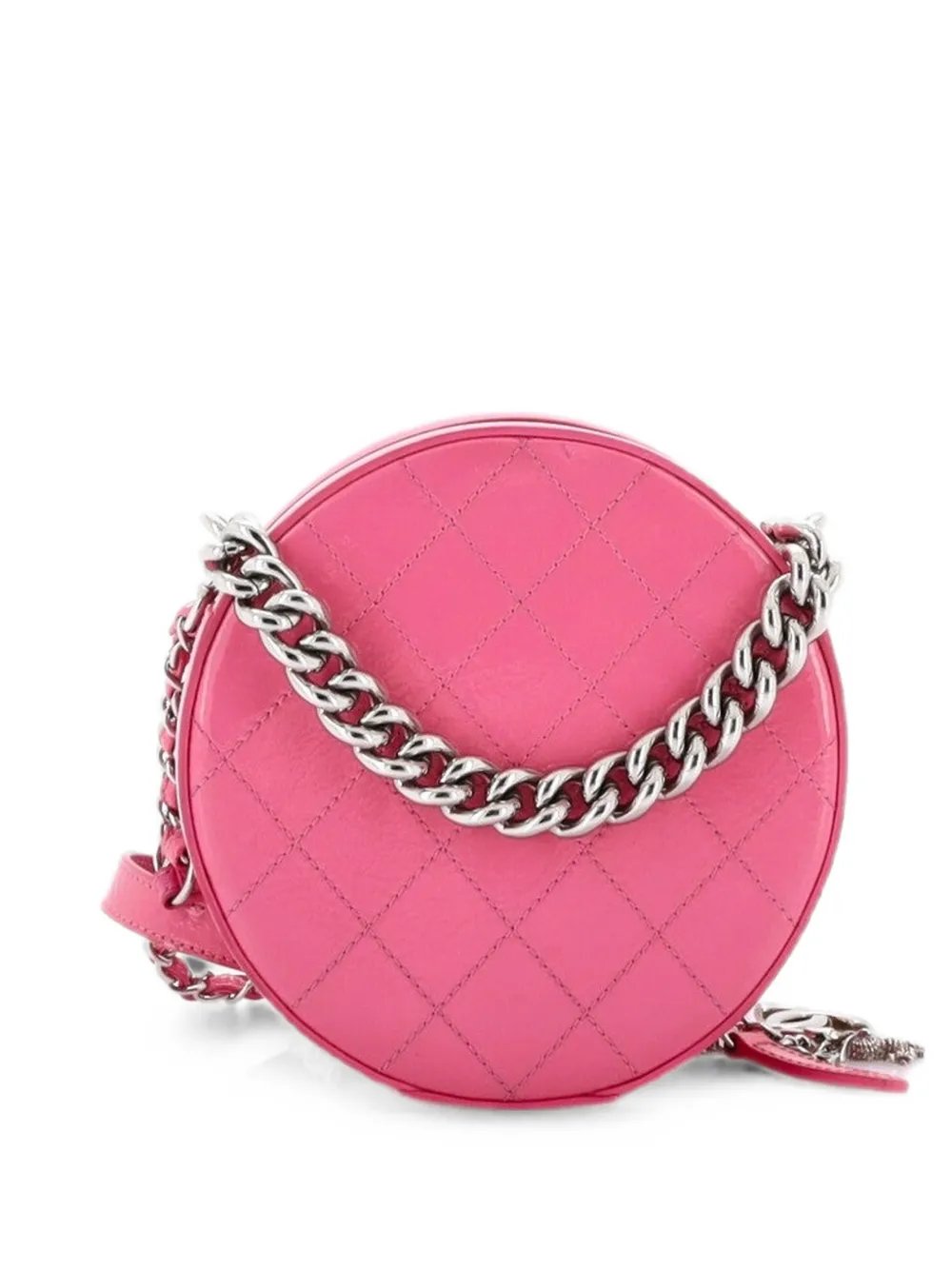 Round as Earth Patent crossbody bag