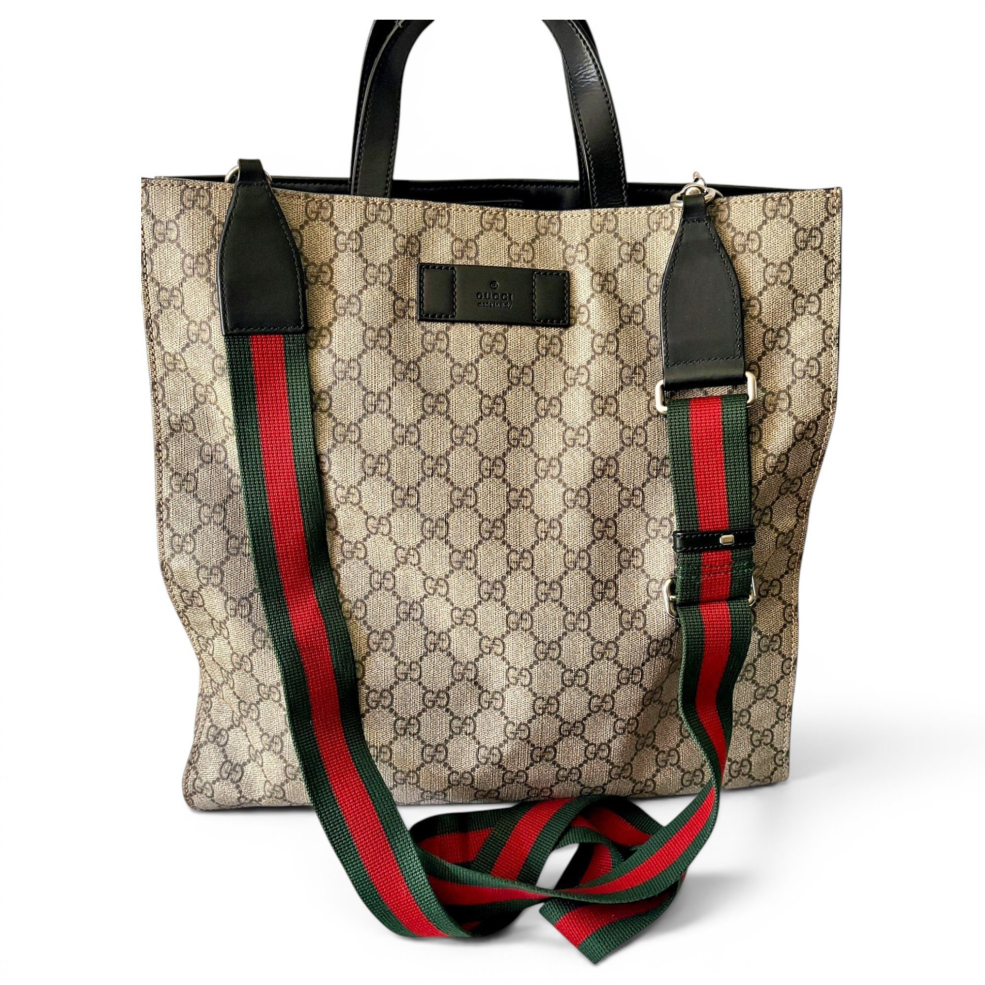 Leather tote