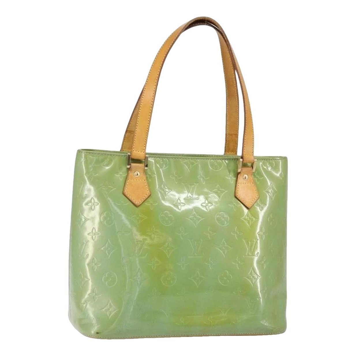 Patent leather handbag