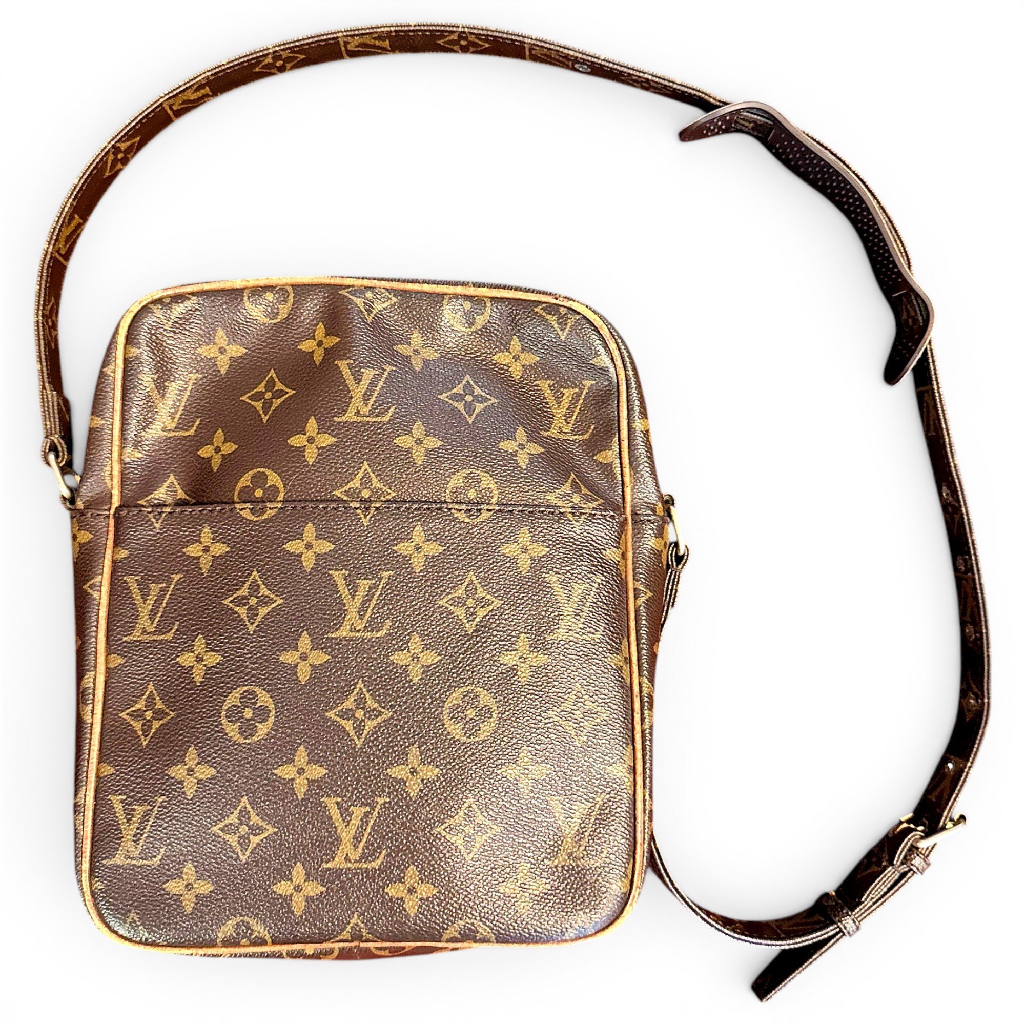 Danube leather crossbody bag