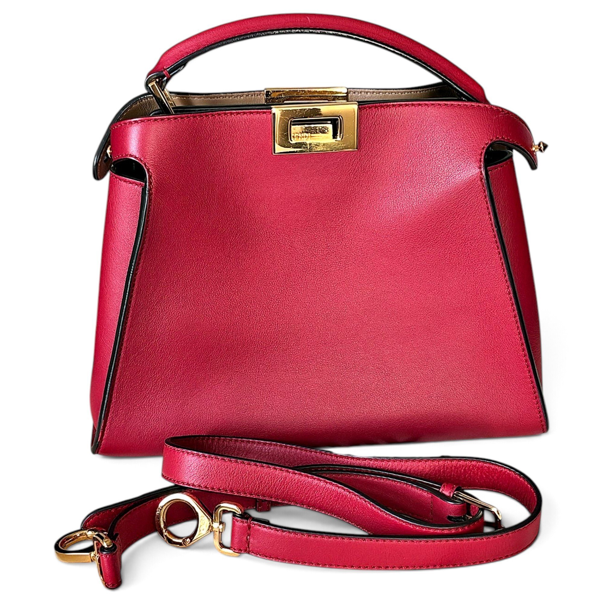 Peekaboo Essentially leather handbag
