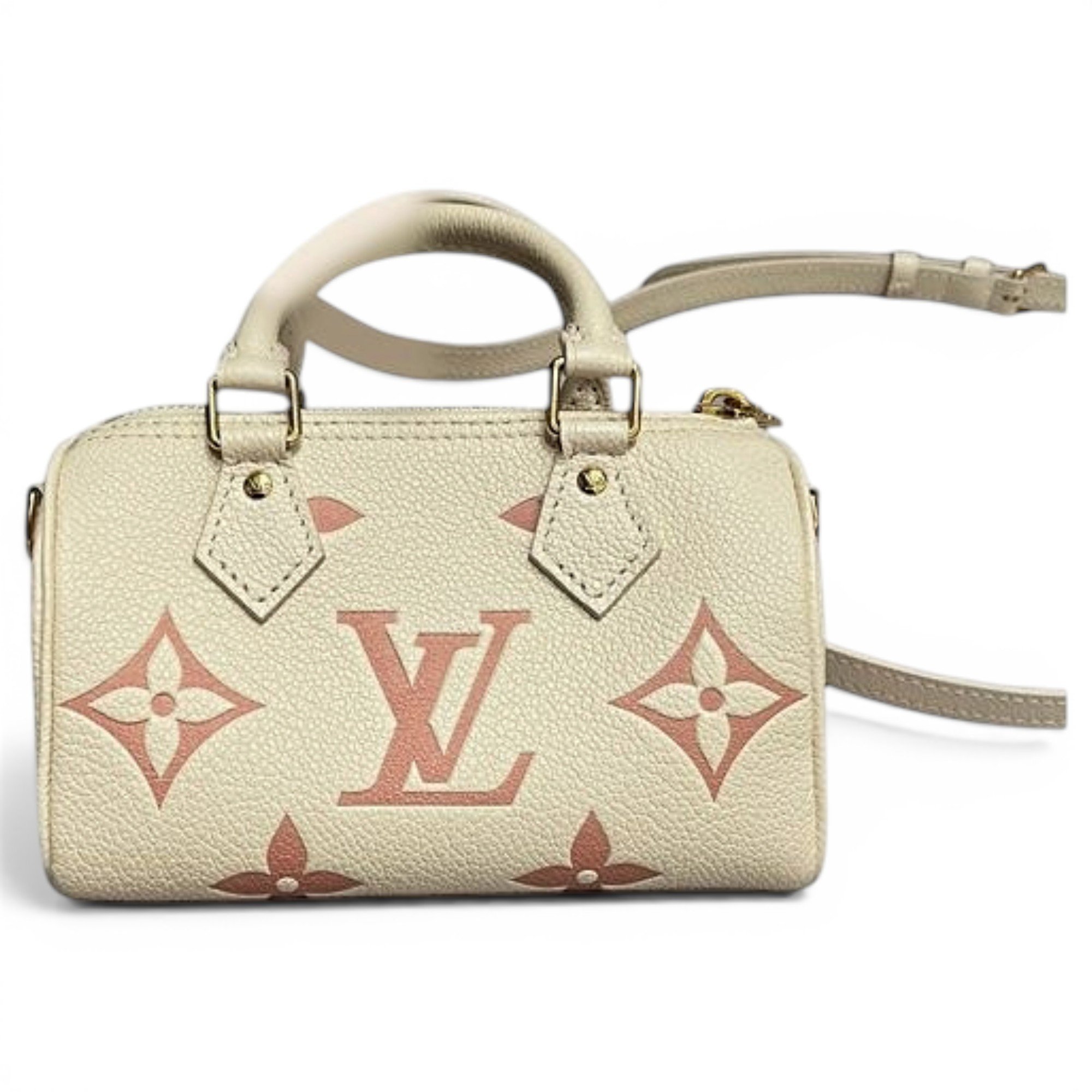 Nano Speedy / Mini HL leather handbag
