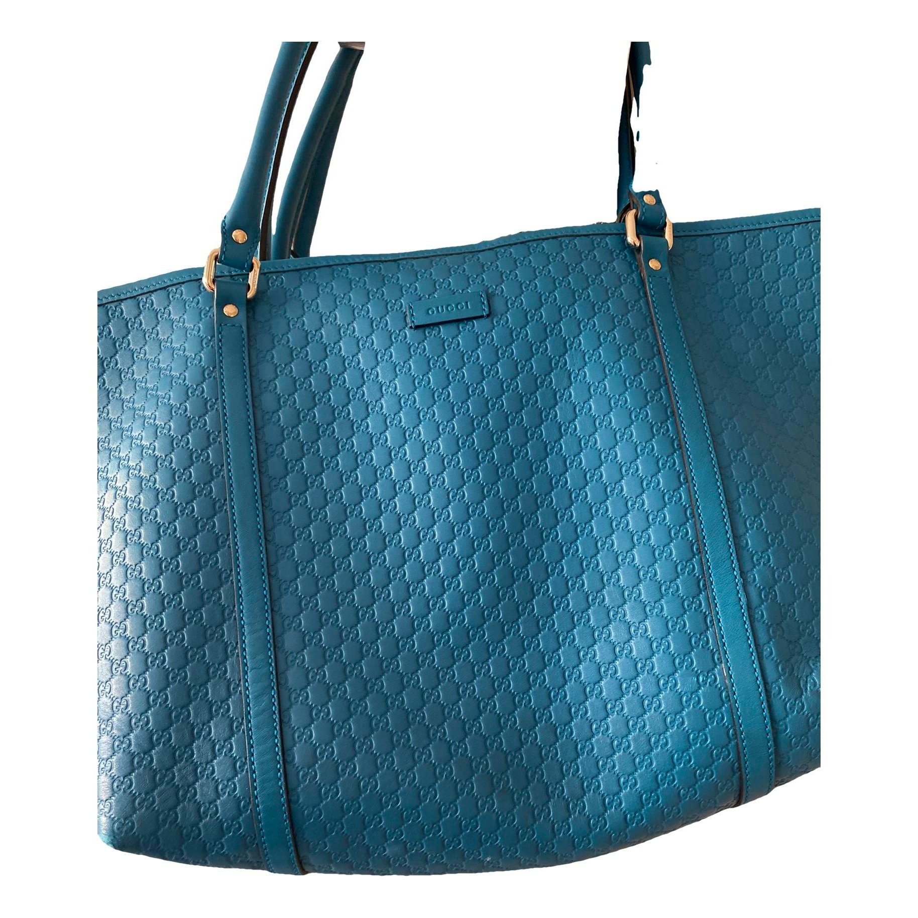 Leather tote