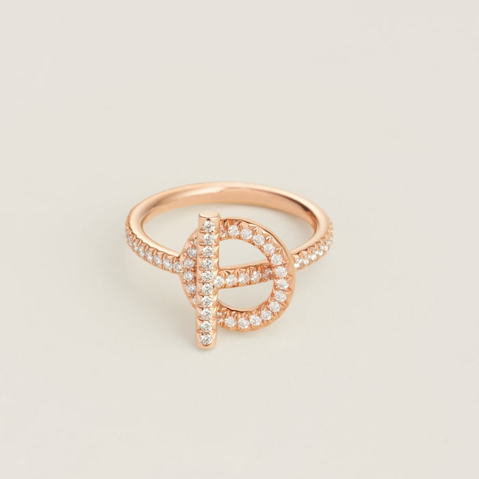 Sans Coloris Echappee Hermès Ring, Small Model