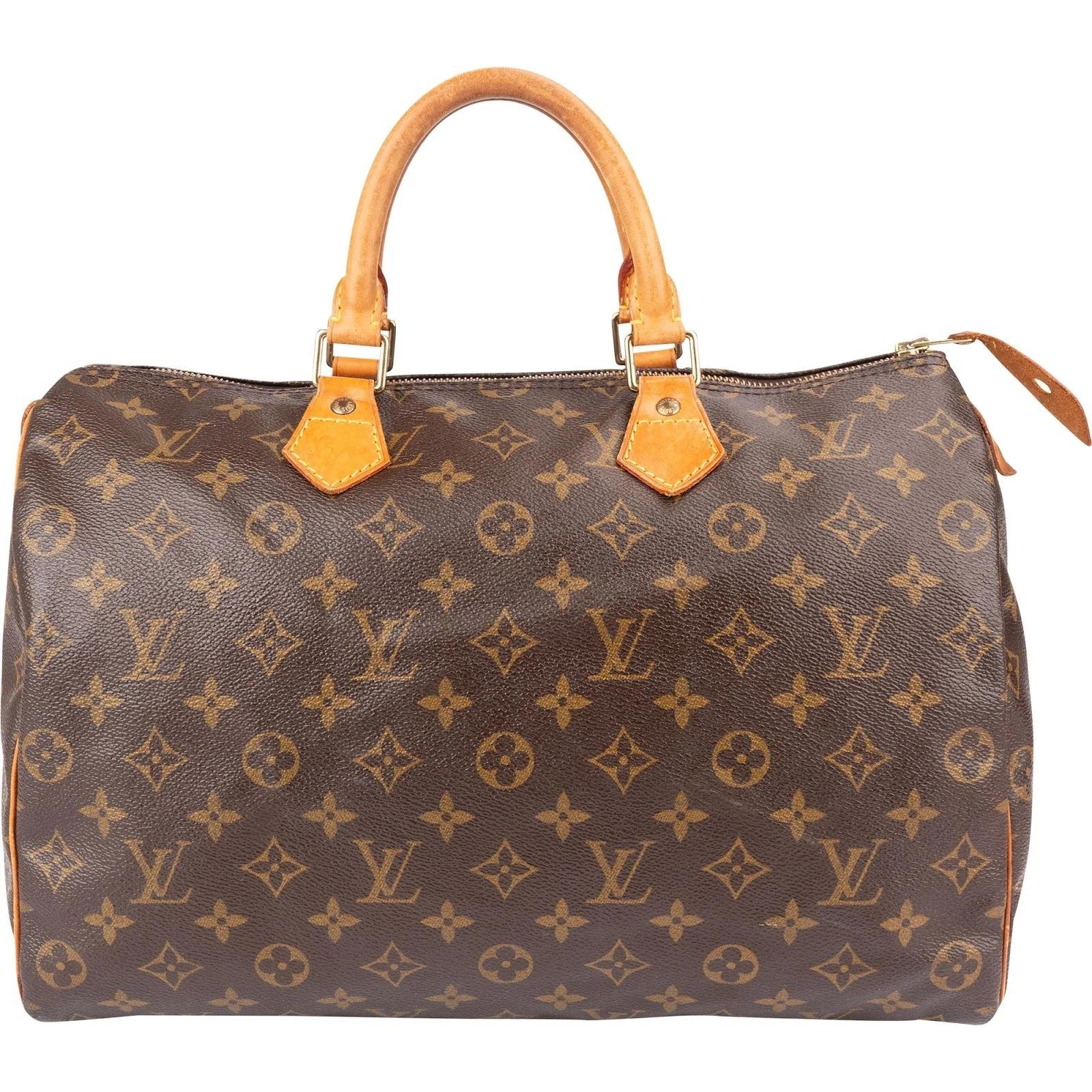 Speedy leather handbag