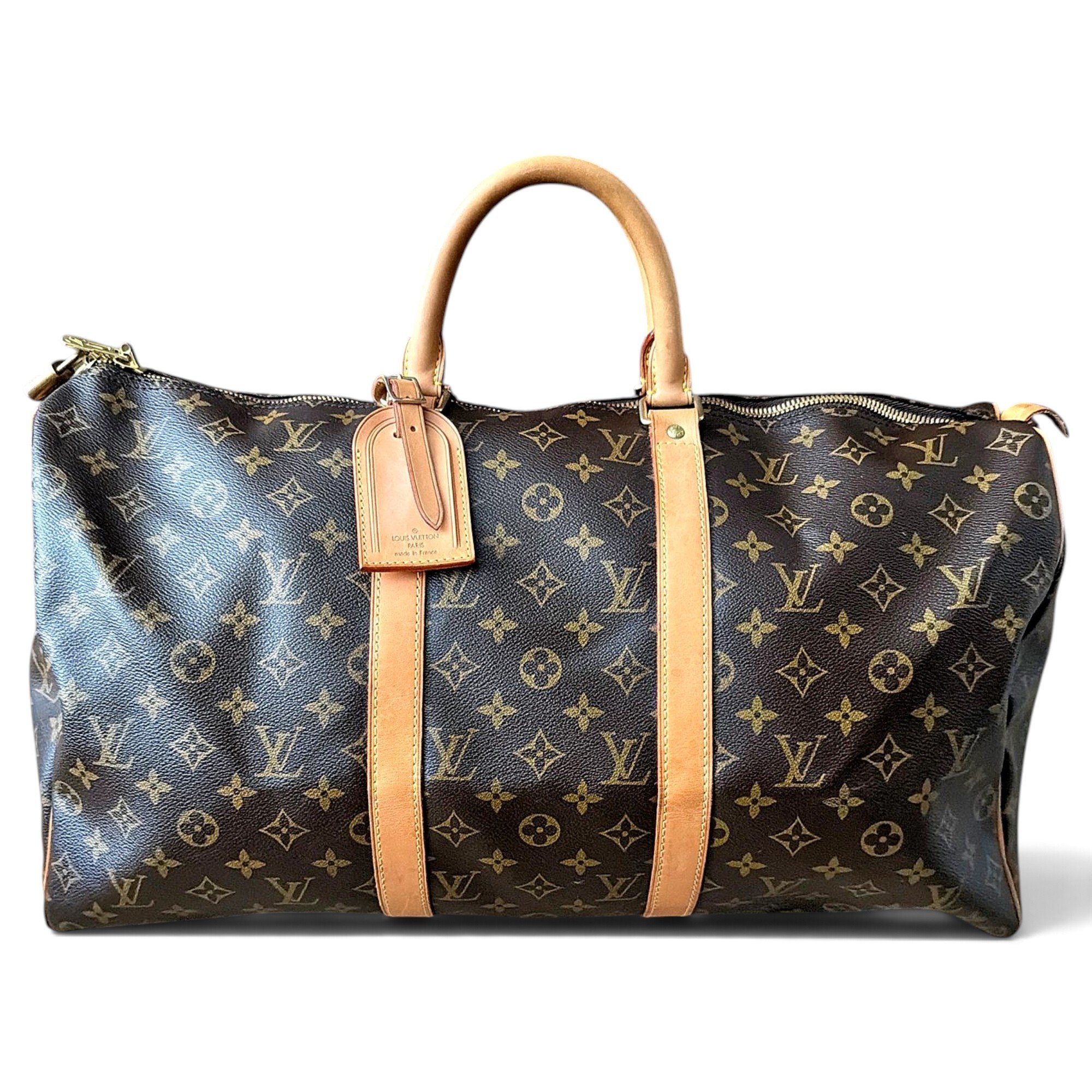 Keepall leather 48h bag