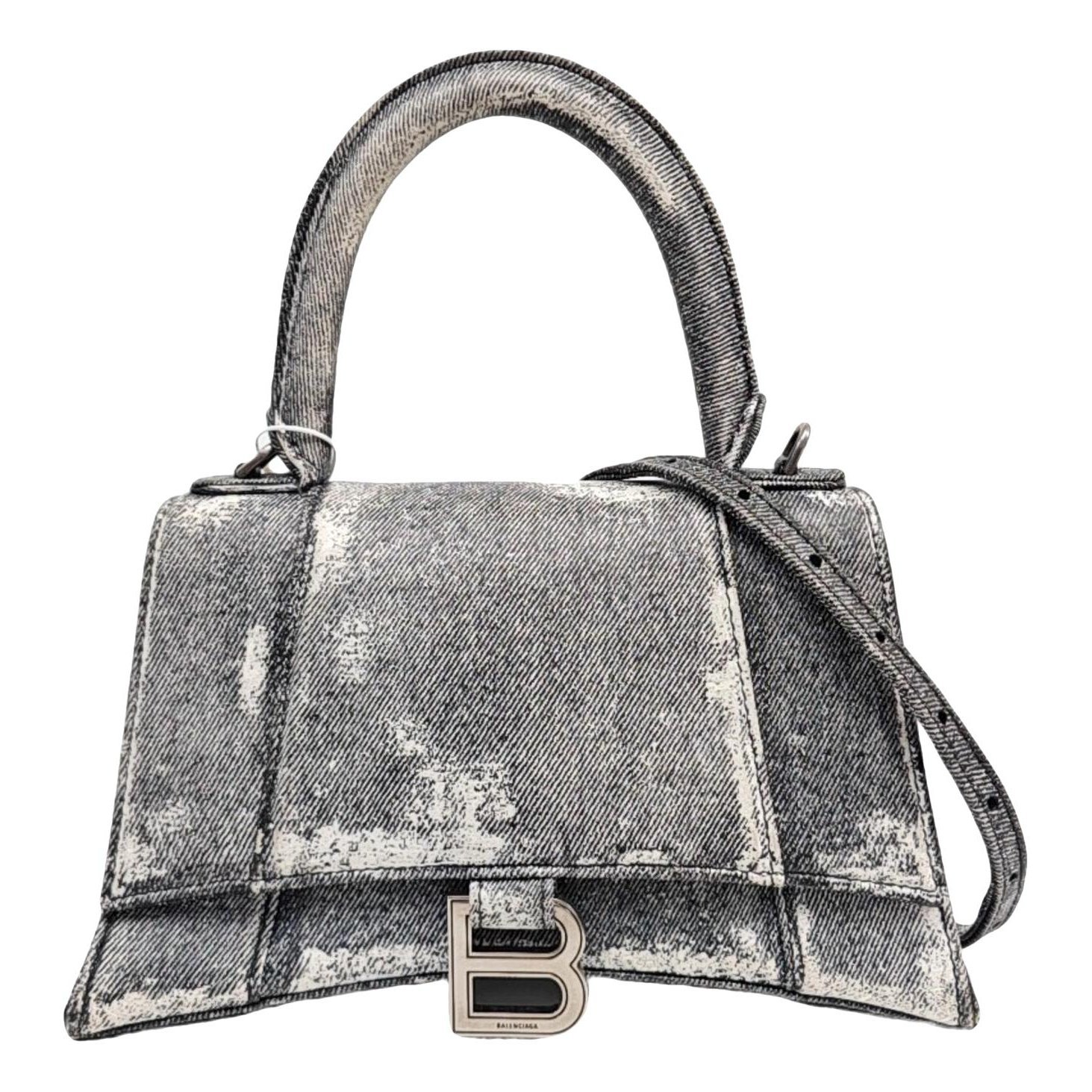 Hourglass cloth handbag