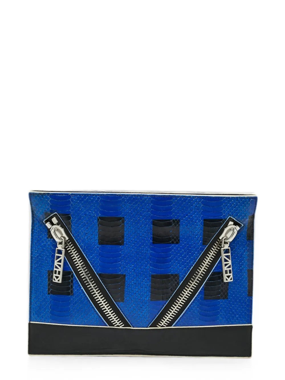 Kenzo Kalifornia python-embossed clutch bag
